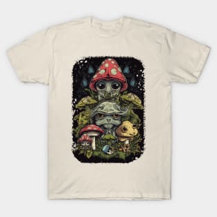 Frogs And Shrooms T-Shirt